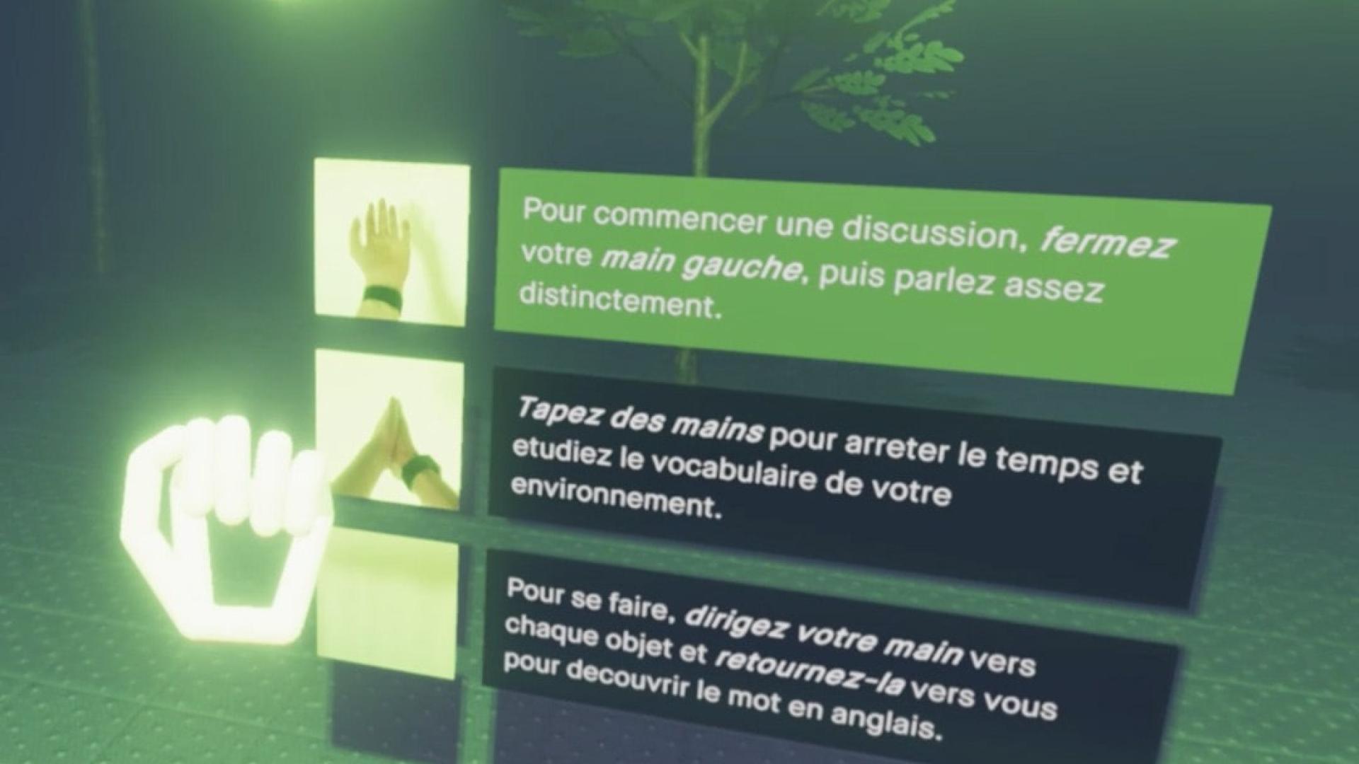 Deixis, language learning in virtual reality by Marc Bouchenoire, 2019