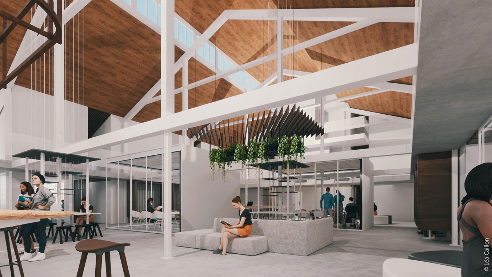 Modelisation de l'interieur de l'usine beghin say
