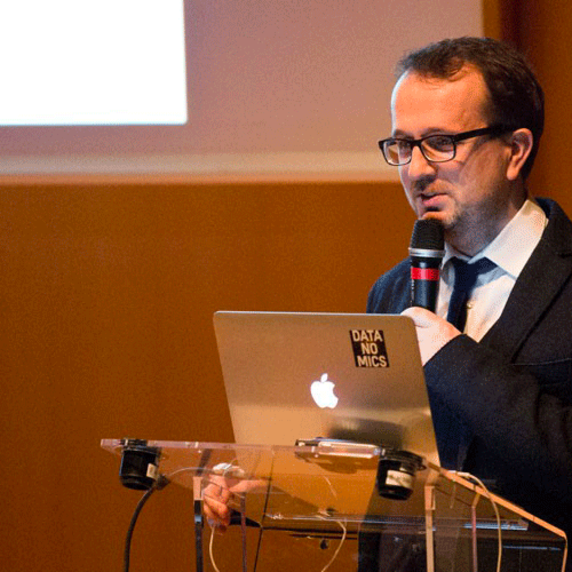Simon Chignard pendant la conférence Datanomics